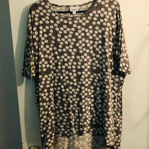Long tunic polka dot shirt